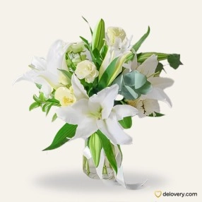 Harvest Heaven in Clear Vase