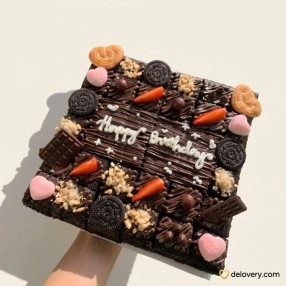 Hearty Hazelnut Brownie