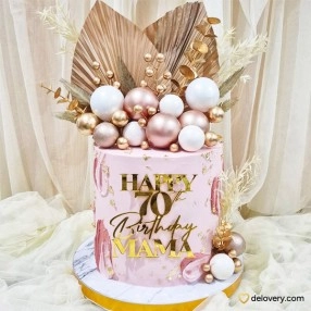 Jolly Rose Gold Cake