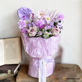 Lavender Muse Bouquet (Artificial)