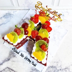 Letter A Cake