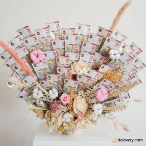 Love at First Sight - Dried Mixed Preserved Flower - Money Bouquet