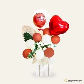 Love in Red Baloons  (Artificial)