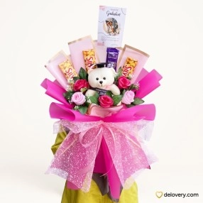 Magenta Bear Delight (Artificial)