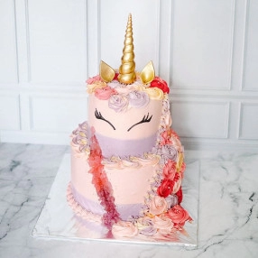 Unicorn Cream Tart