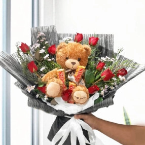 Blossom Bear Bouquet