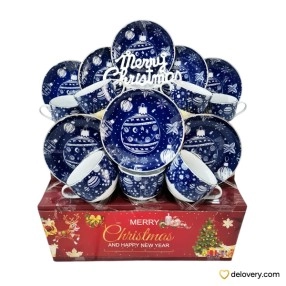 Navy Ornament Ceramics