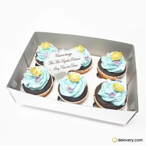 Noble Azure Cupcake