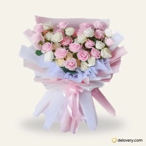 Two Tone Pastel Regal Roses