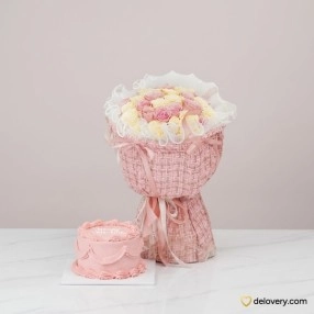 Pink Rose & Cakes