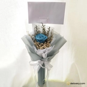 Preserved Blue Rose - Preserved Rose