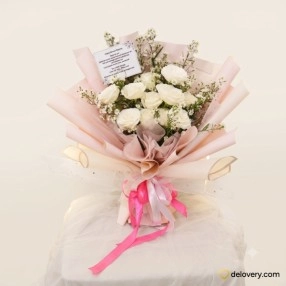 Pure Alabaster Bouquet