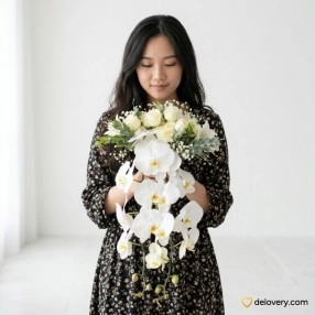 Pure Cascade Orchid