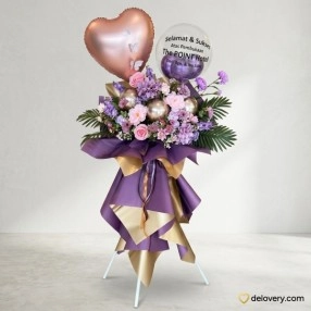 Purple Blossom Artificial