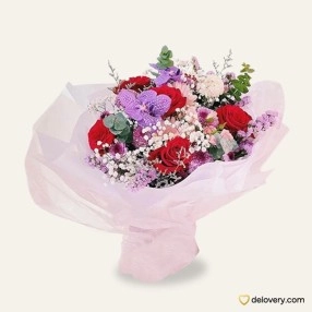 Red and Purple Combination