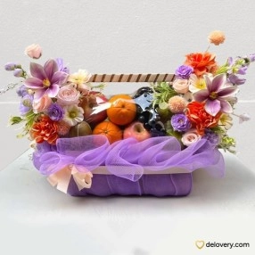 Parcel Regal Violet Basket