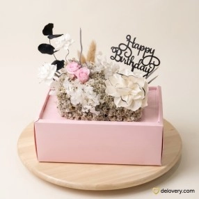 Rose Eternal Blossom Cake (Preserved Flower)