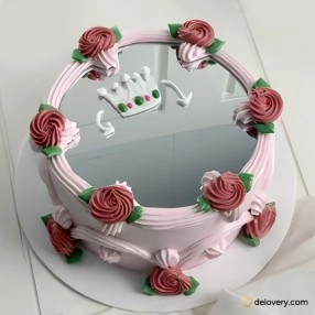 Rose Gleam (Mirror Cake)