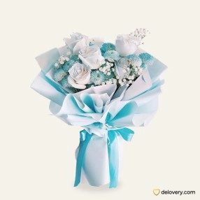 Rose In Blue