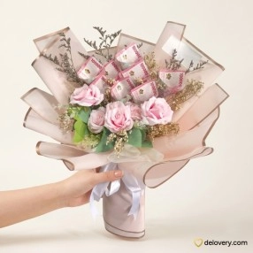 Roseate Sweet Bouquet (Artificial)