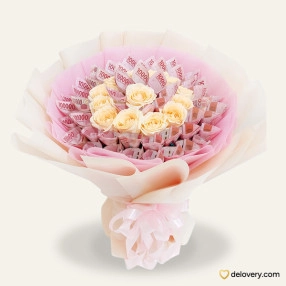 Roses Love - Money Bouquet