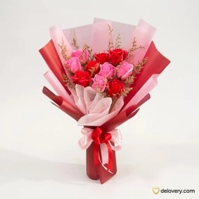Rosy Sweet Ten (Soap Flower)