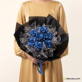 Royal Blue Satin (Satin)