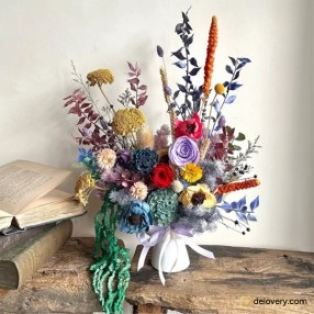 Rustic Color Dried Bloom (Dried Flower)