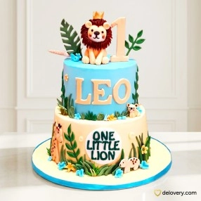 Safari Lion Celebration