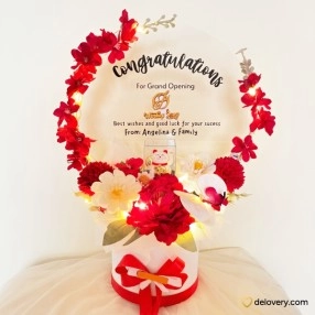Scarlet Garland Plaque