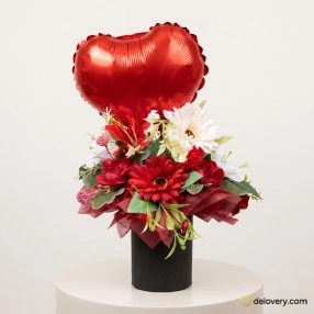 Scarlet Heart Bloom (Artificial)