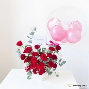 Scarlet Toast (25 Stems)