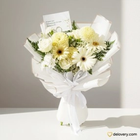 Serena Ivory Peace Bouquet