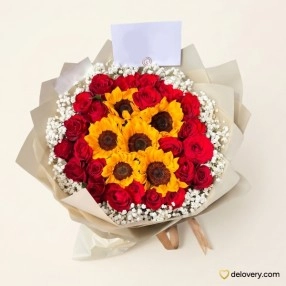 Sunkissed Passion Bouquet