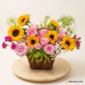 Sunlit Summer Basket