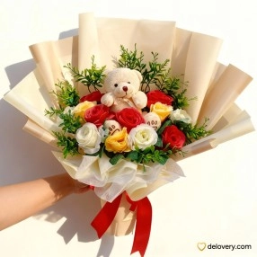 Sunny Teddy Bloom (Artificial)