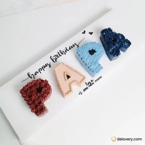 Sweet Text Cake