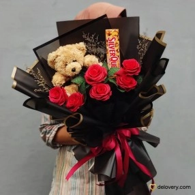 Teddy Rouge Bloom (Artificial)