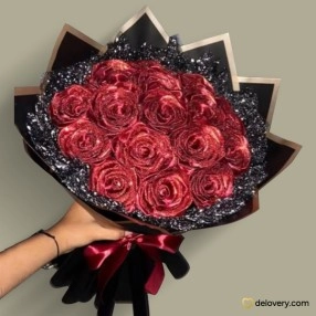 Velvet Flame (Satin Flower)