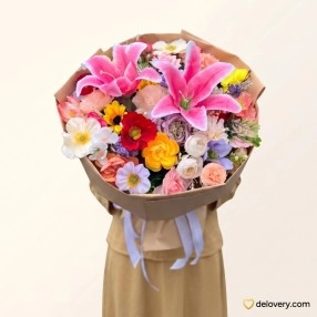 Vibrant Lily Radiance (Artificial)