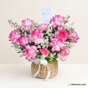 Vibrant Pink Basket