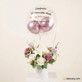 Violet Metallic Sphere (Artificial)