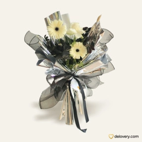 White Gerbera
