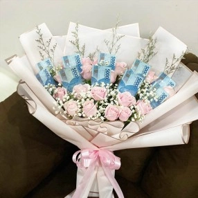 Wonderful Arrangement - Money Bouquet